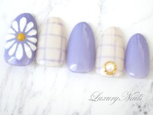 ラグジュアリー ネイルズ(Luxury Nails)/ぷっくりお花◇かわいいNail