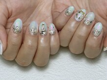 ゆちたの部屋/大人なクリスマスネイル　