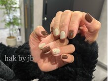 ハク ネイル バイジェービー 稲毛(hak nail byjb)/人気の１本アート