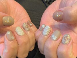 冬のニットネイル♪