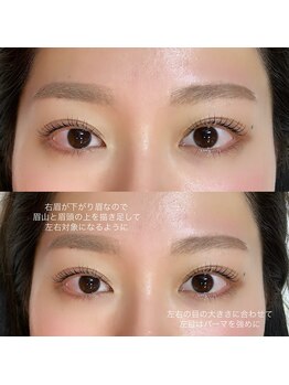 ミテ(mite)/左右対象に