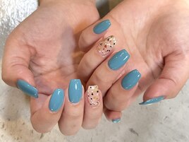 夏☆ ワンカラーにワンポイント