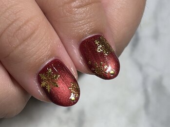 レイリス 金町店(Raylice)/レッドカラーで魅せる指先/パラ