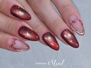 大人バレンタインネイル