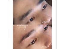エアリー 江坂(airy)/眉毛wax＋メイク仕上げ&間引き