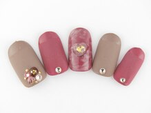 まつげアンドネイル ディアマンローズ(DIAMANT ROSE)/大人チョコネイル・90分6930円