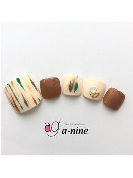 ネイルサロン エーナイン イオン東札幌店/10.フット★夏デザイン 6999円