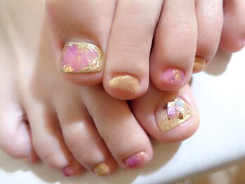 アミュリー ネイル アトリエ(Amury nail atelier)/アジアン★リゾートフットネイル