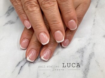 ネイルアトリエルカ(nail atelier LUCA)/W-730 バーチャルフレンチネイル