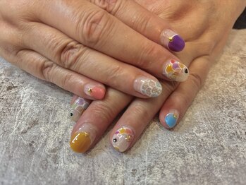 ガーデン ヘア&エステ&ネイル Garden/カラフル鯉のぼりネイル