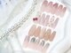 アネラ ネイルズ(Anela_nails)の写真/【最終受付21:00!!】Anela_nailsシンプルDesign定額コース★SNSで流行の指先が映える最新デザインが豊富♪