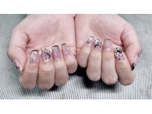 キアラネイルサロン/チップ長さだし持ち込みデザイン