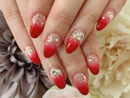 【松崎キラキラ☆ゴージャスnail