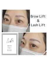 リブ(Lib)/1番人気！眉毛とまつ毛パーマ☆