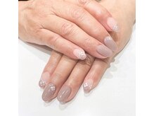 ヘアアンドネイル ミューズ 新浦安店(HAIR&NAIL MUSE)/ホロフラワー/グレージュ