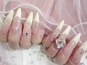 プティネイル 池袋(Puty Nail)/イエローフレンチ　スカルプ