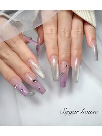 パステルカラーな春ネイル