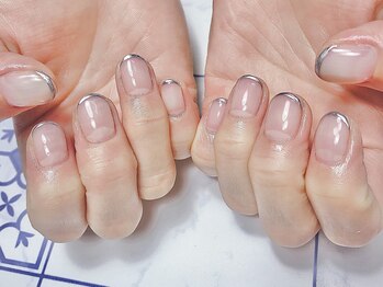 ティーエス ネイル ガーデン(T.S Nail Garden)/シルバーフレンチクリア