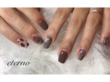 エテル(eterno)/ニュアンスレオパードネイル