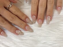 ランド ネイル 博多(LAND)/キラキラワンホンネイル...♪