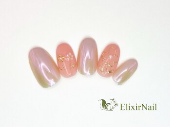 エリクサーネイル 神田(Elixir Nail)/シンプル/クーポン使用