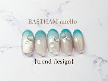 イーストハムアネーロネイル(EAST HAM anello nail)/7・8月定額トレンドデザイン
