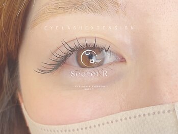 シークレットドットアール(Secret.R)の写真/【豊富な知識・技術で叶える理想のまつげ】次世代まつパ・エクステ！まつげの1本・1mmにもこだわる技術力♪