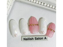 ネイリッシュサロン エー(Nailish Salon A)/マーメイドシーグラスネイル
