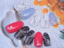 ネイルサロン キャンディネイル(Candy Nail)/お花レース　ｂｙ増田