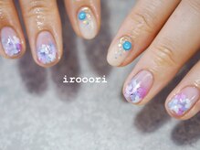 ネイルアンドアート イロオリ(irooori)/紫陽花ネイル大人気！
