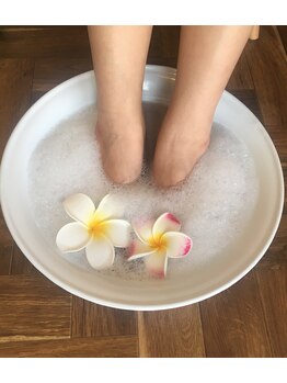 ハワイアンフォレストスパ 高崎井野店(ハワイアンフォレストSpa)/バブルフットバス☆