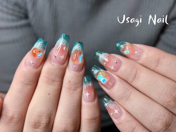 ウサギネイル 新大久保店(usagi nail)/クリスマスネイル