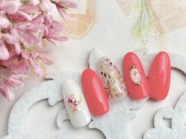 押し花ネイル