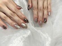 ネイルモア 藤が丘店(nail mor.)/レオパードネイル