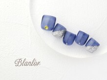 ネイルサロン ブランロール 白金店(Nail Salon Blanl'or)/FOOT　ななめフレンチ