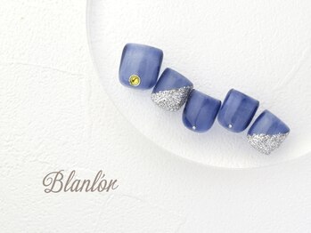 ネイルサロン ブランロール 白金店(Nail Salon Blanl'or)/FOOT　ななめフレンチ