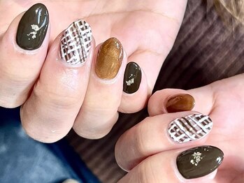 エリンカネイル バイ レシッド 武蔵小杉(erincanail by rcid)/チョコレートネイル