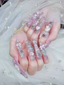 ヘブン ネイル 鶯谷(HEAVEN Nail)/グリッターネイル