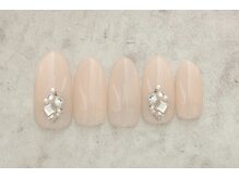 プリッシュ 上野店(prish)/5000円　ビジュー　ネイル
