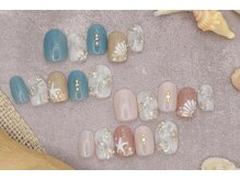 ネイルサロンプリッシュ 横浜店(prish)/6000円　ヒトデアート　タイダイ