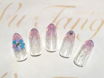 ウータン(Wu-Tang)/リーフホロネイル￥6500