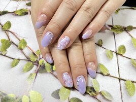 紫陽花ネイル