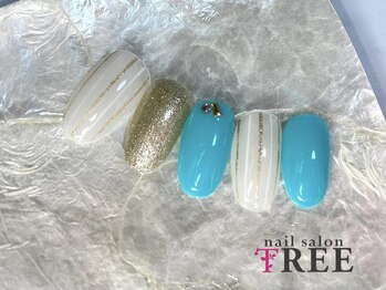 ネイルサロン トゥリー(TREE)/ストライプアート!