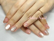 アリスネイル(Alice Nail)の雰囲気(定額デザイン☆お好きにカスタム可能です。フィルイン施術)