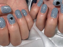 フラッシュネイル×ワンポイント