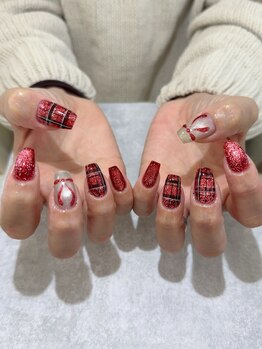 コウメ(KOUME)/クリスマスネイル