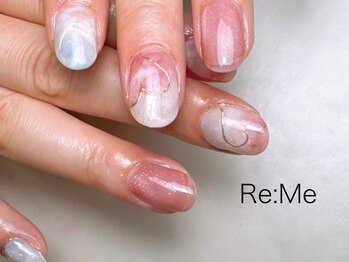 リミー 札幌店(Re:Me)の写真/上品な指先から、女性らしさを演出。Re:Meでしかで味わえないひと時をぜひ体感してください。