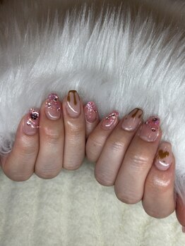 エーナイン 卸町店/バレンタインネイル