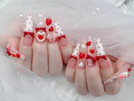 春夏人気チェリーネイル特別版