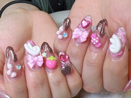 女児チョコネイル